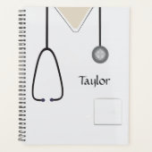 Médicale Scrubs Infirmière Docteur White Planner (Devant)