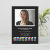 Médicaments - Invitation à la graduation photo (Debout devant)