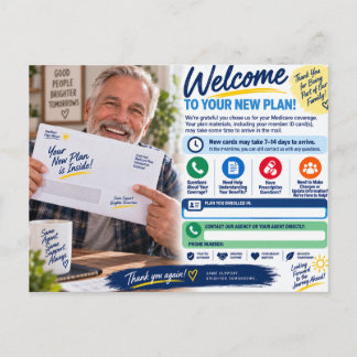 Medicare Inschrijvings Dank U Postkaart