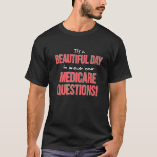 Medicare Insurance Agent Aep Sales Marketing Manne T-shirt