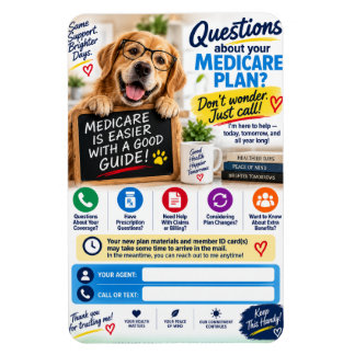 Medicare Klant Koelkastmagneet | Retentie Magneet