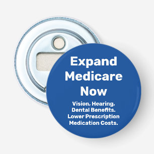 Medicare nu uitbreiden button flesopener