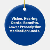 Medicare nu uitbreiden keramisch ornament (Achterkant)