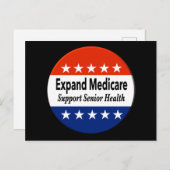 Medicare uitbreiden om het Briefkaart van de hoger (Voorkant / Achterkant)