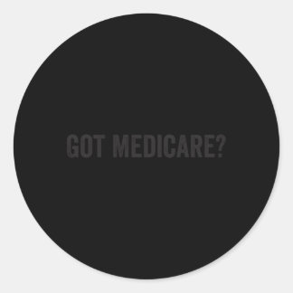 Medicare voor alle verzekeringsagent makelaar verk ronde sticker