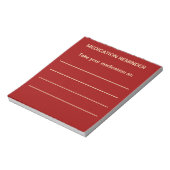 Medicatie Reminder-notebook Notitieblok (Gedraaid)