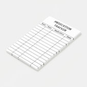 Medicatie Tracker Medical Checklist Post-it Notes (Schuin)
