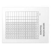 Medication Tracker Log Book Notitieblok (Voorkant)