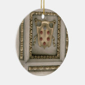 Medici-wapen, van de soffit van de kerk keramisch ornament (Rechts)