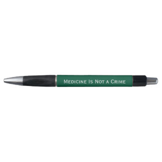 Medicijn Is Geen Misdaad – Elegante Statement Pen