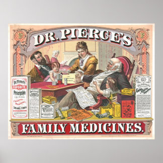 Medicine Ad 1874 Poster