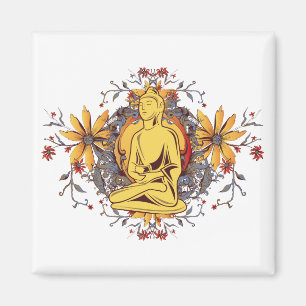 Medicine Boeddha in Meditation Magneet