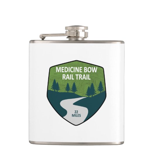 Medicine Bow Rail Trail Heupfles (Voorkant)