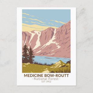 Medicine Bow - Routt National Forest  Briefkaart