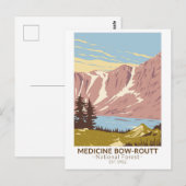 Medicine Bow - Routt National Forest  Briefkaart (Voorkant / Achterkant)