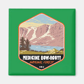 Medicine Bow - Routt National Forest Magneet (Voorkant)
