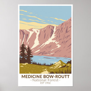 Medicine Bow - Routt National Forest  Poster