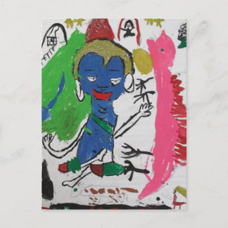 Medicine Buddha met dragon Briefkaart