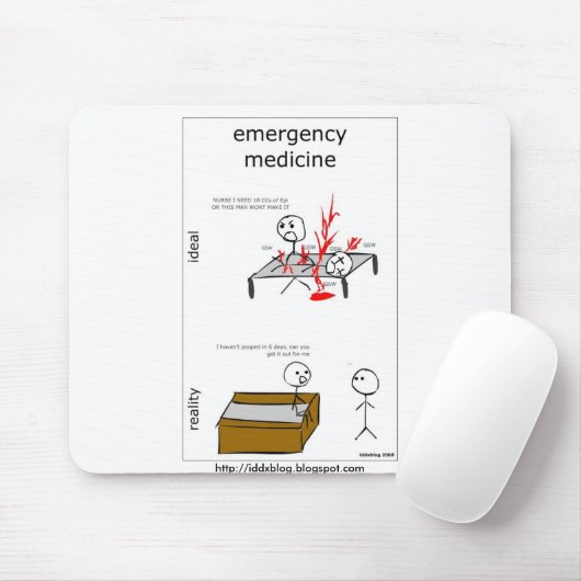 Medicine Comic Mousepad Muismat (Met muis)