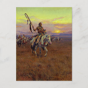 Medicine Man (1916) van Charles Marion Russell Briefkaart