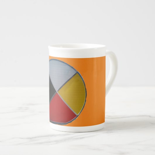 Medicine Wheel Bone China Mok (Voorkant rechts)