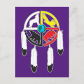 Medicine Wheel Briefkaart (Voorkant)