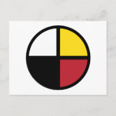 Medicine Wheel Briefkaart (Voorkant)