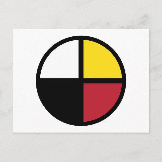 Medicine Wheel Briefkaart (Voorkant)
