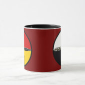 Medicine Wheel Cross Native American Coffee Mug (Centre)
