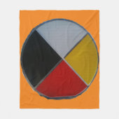 Medicine Wheel Fleece Blanket (Voorkant)
