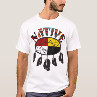 Medicine Wheel - inheemse Amerikaan T-shirt