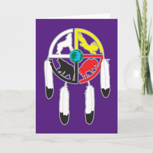 Medicine Wheel Kaart (Voorkant)