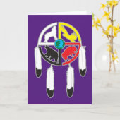 Medicine Wheel Kaart (Gele Bloem)