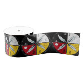 Medicine Wheel Mandala Round Indigenous Grosgrain Lint (Spoel)