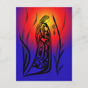 Medicine Woman Sunrise Prayers Briefkaart