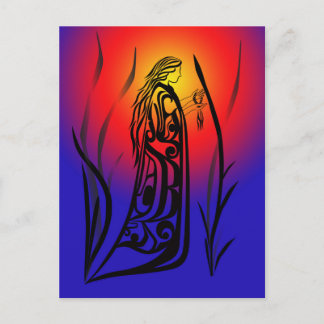 Medicine Woman Sunrise Prayers Briefkaart