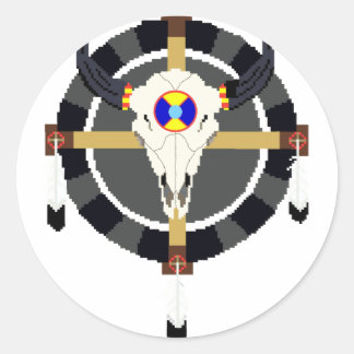 MEDICINEWIEL RONDE STICKER