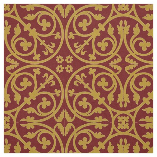 Medieval 13th Century Pattern Stof (Swatch)