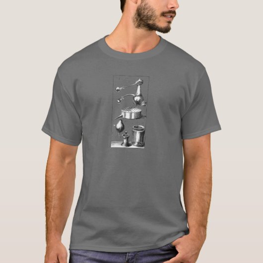 Medieval Alchemy Laboratory Tools T-shirt (Voorkant)