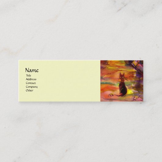 MEDIEVAL ALLEEN BIJ NACHT IN FLORENCE MINI VISITEKAARTJE (Voorkant)