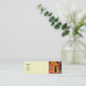 MEDIEVAL ALLEEN BIJ NACHT IN FLORENCE MINI VISITEKAARTJE (Staand voorkant)