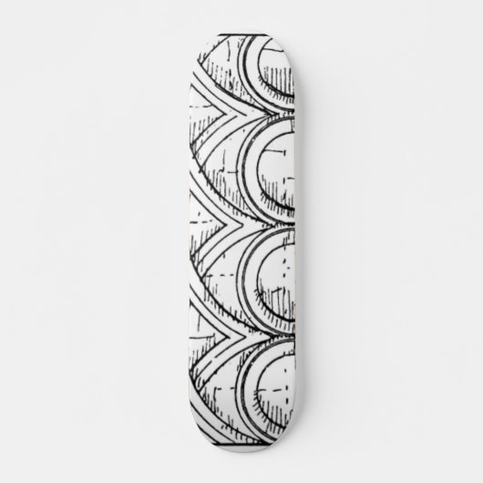 Medieval Architecture Skateboard (Voorkant)