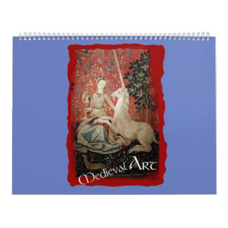 Medieval Art - Lady en Unicorn (door ACCI) Kalender