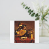 medieval-bard-4 briefkaart (Staand voorkant)