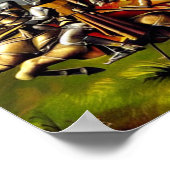 Medieval Battlefield AI Digital Art Poster #04 (Hoek)