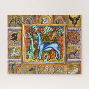 MEDIEVAL BESTIAIR,UNICORN,FANTASTISCHE DIEREN LEGPUZZEL