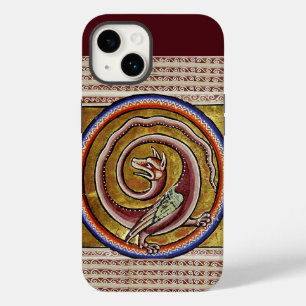 MEDIEVAL BESTIARY, SNAKE DRAGON CIRCLS Case-Mate iPhone 14 HOESJE