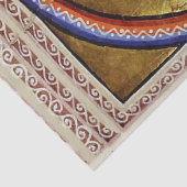 MEDIEVAL BESTIARY, SNAKE DRAGON CIRCLS TISSUEPAPIER (Detail)