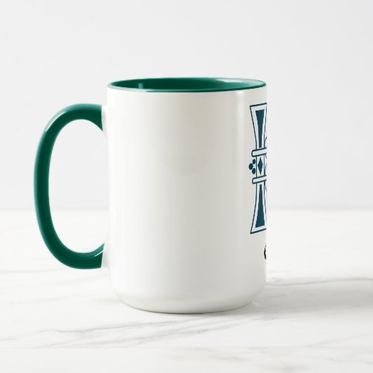 Medieval bodemkundig decoratief kapitaal K Mok (Links)