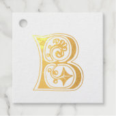 Medieval bodemkundig decoratief vermogen B Bedankjes Labels (Voorkant)